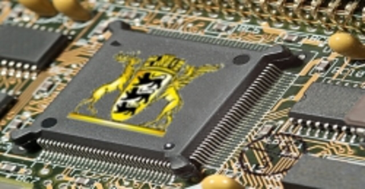 Platine mit dem Baden-Württemberg Logo