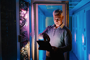 Ansicht eines Server